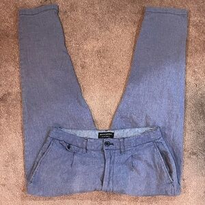 MENS BANANA REPUBLIC STRIPED/PATTERNED COTTON PANTS